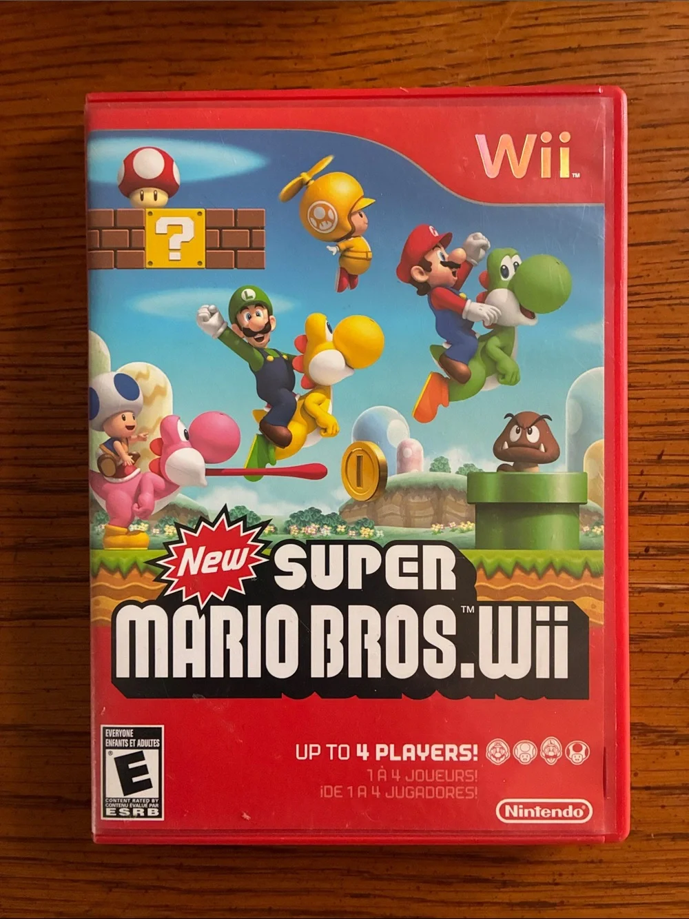 Nintendo New Super Mario Bros. Wii Red Case - Picture 1 of 4